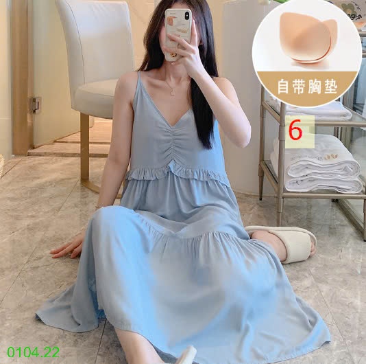 25HA0104.22 - VÁY 2 DÂY NỮ