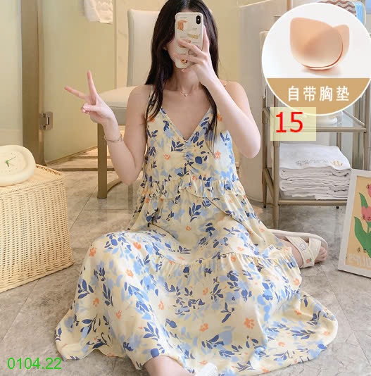 25HA0104.22 - VÁY 2 DÂY NỮ