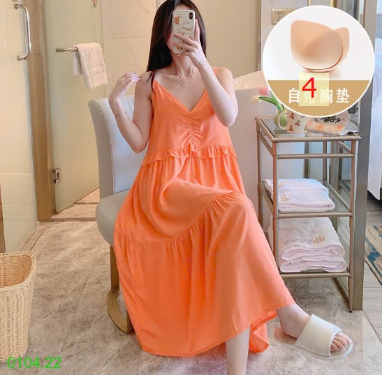25HA0104.22 - VÁY 2 DÂY NỮ