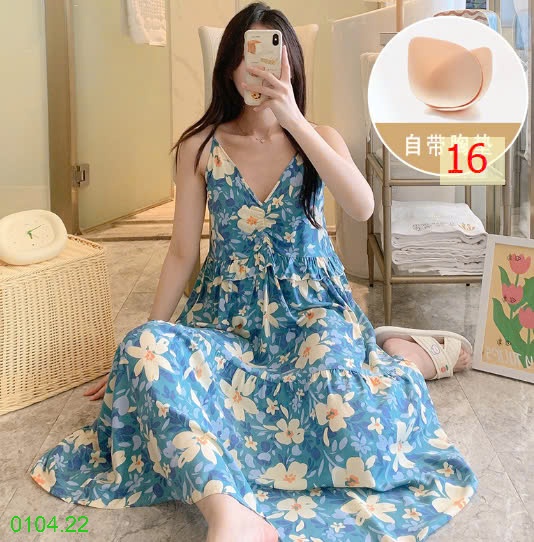 25HA0104.22 - VÁY 2 DÂY NỮ