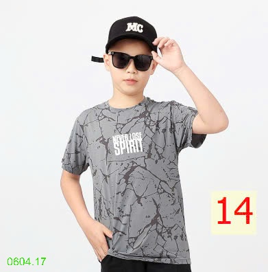 25HA0604.17 - ÁO PHÔNG CỔ TRÒN BÉ TRAI AKL