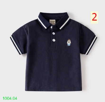 25HA1004.04 - ÁO POLO WELLKIDS BÉ TRAI