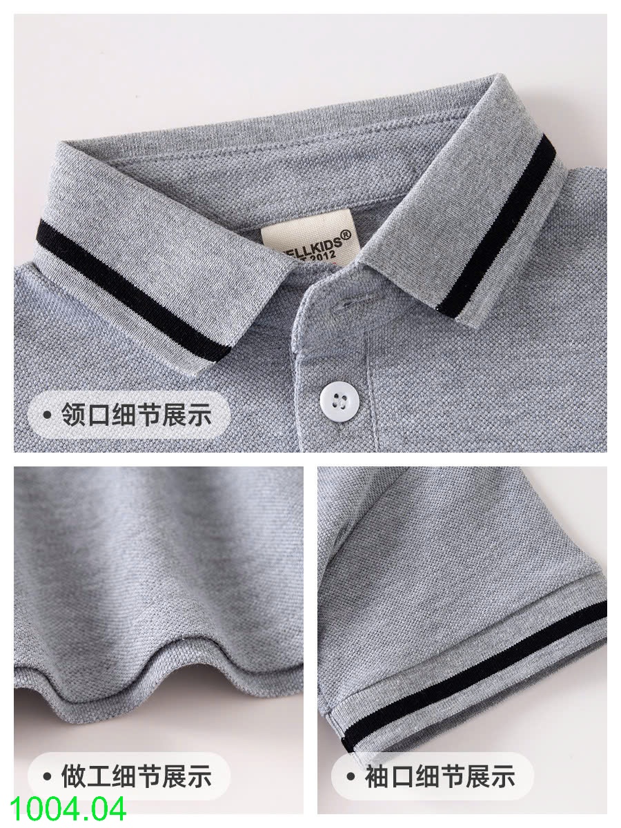 25HA1004.04 - ÁO POLO WELLKIDS BÉ TRAI