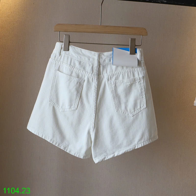 25HA1104.23 - QUẦN SHORT DENIM XẺ TÀ