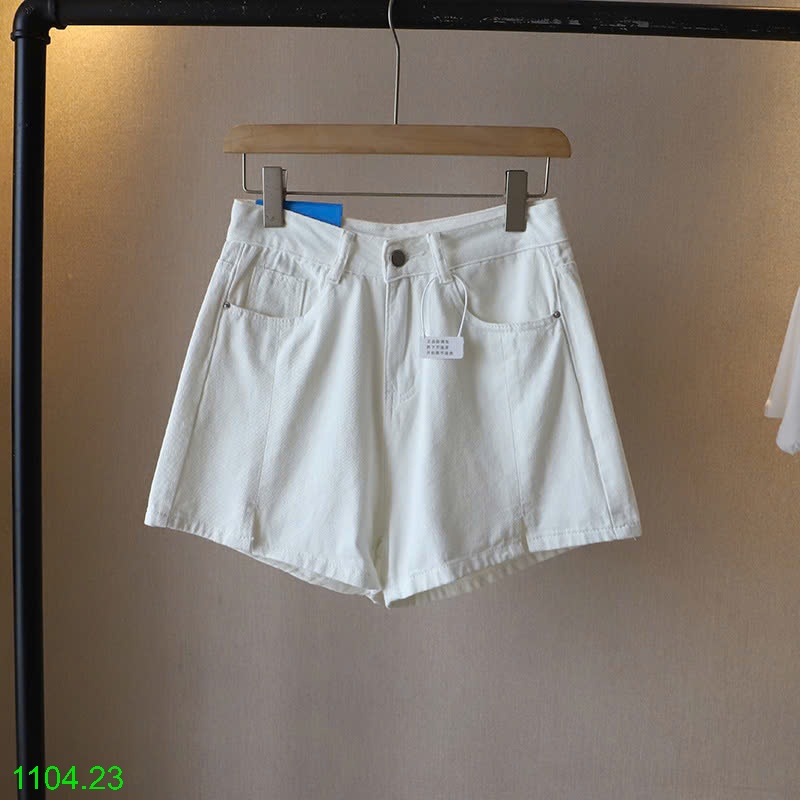 25HA1104.23 - QUẦN SHORT DENIM XẺ TÀ