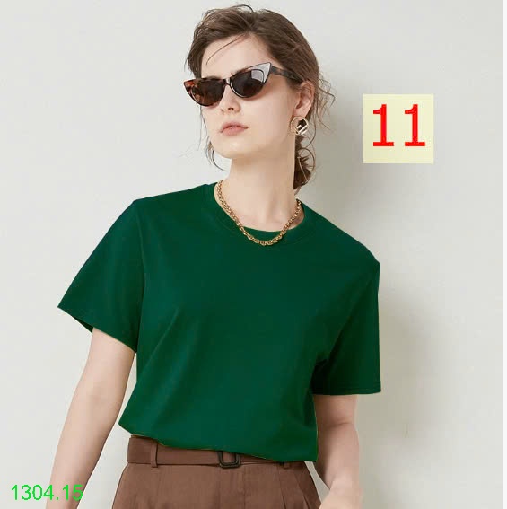 25HA1304.15 - ÁO PHÔNG TRƠN BASIC NHIỀU MÀU CHO NỮ