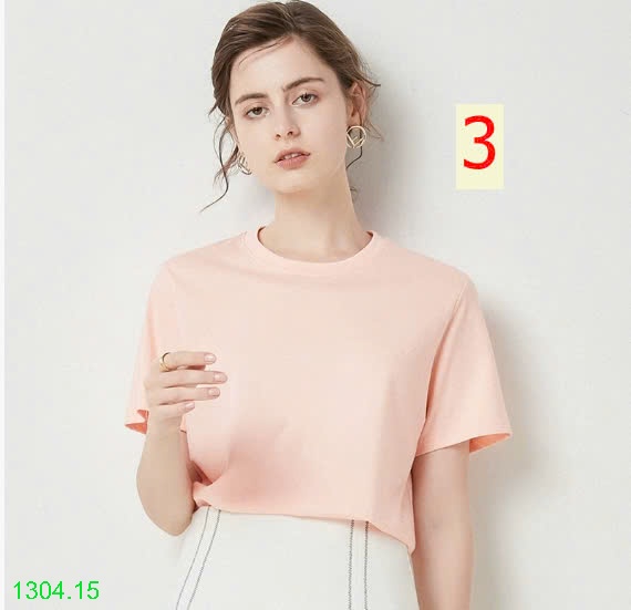 25HA1304.15 - ÁO PHÔNG TRƠN BASIC NHIỀU MÀU CHO NỮ