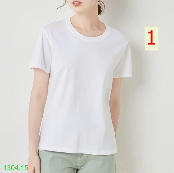 25HA1304.15 - ÁO PHÔNG TRƠN BASIC NHIỀU MÀU CHO NỮ