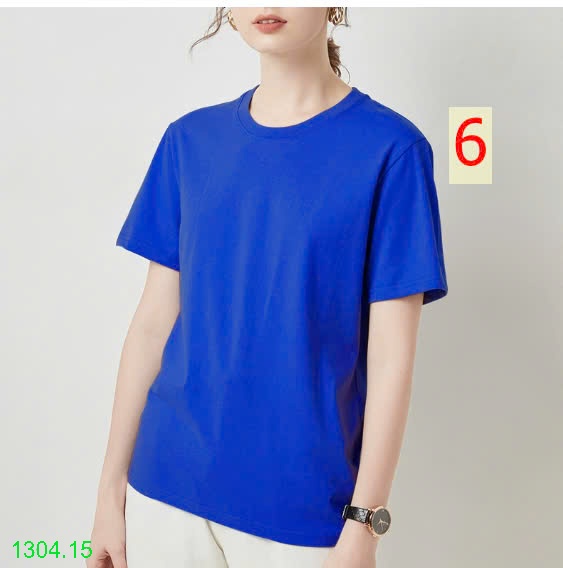 25HA1304.15 - ÁO PHÔNG TRƠN BASIC NHIỀU MÀU CHO NỮ