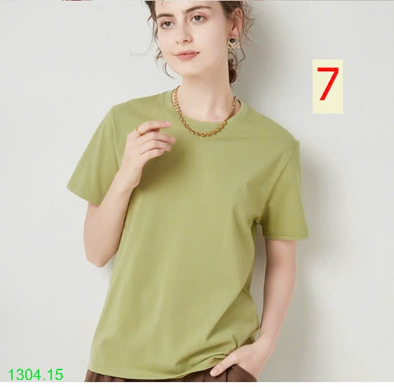 25HA1304.15 - ÁO PHÔNG TRƠN BASIC NHIỀU MÀU CHO NỮ
