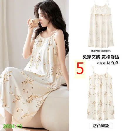 25HA2604.13 - VÁY 2 DÂY KÈM ĐỆM NGỰC NỮ