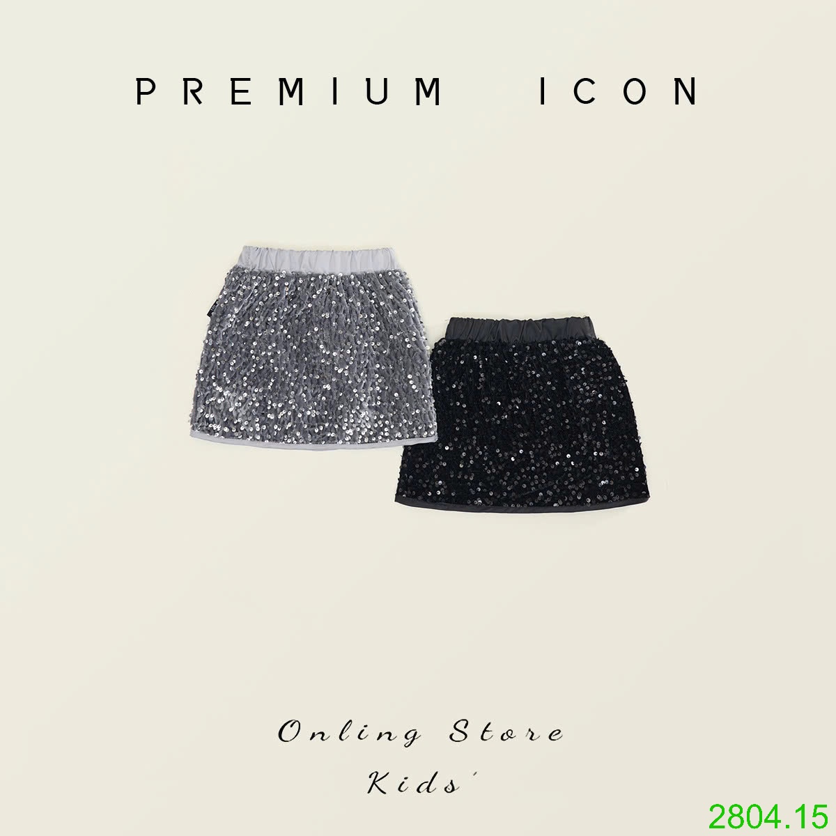 25HA2804.15 - CHÂN VÁY BLING BG HÃNG PREMIUM ICON