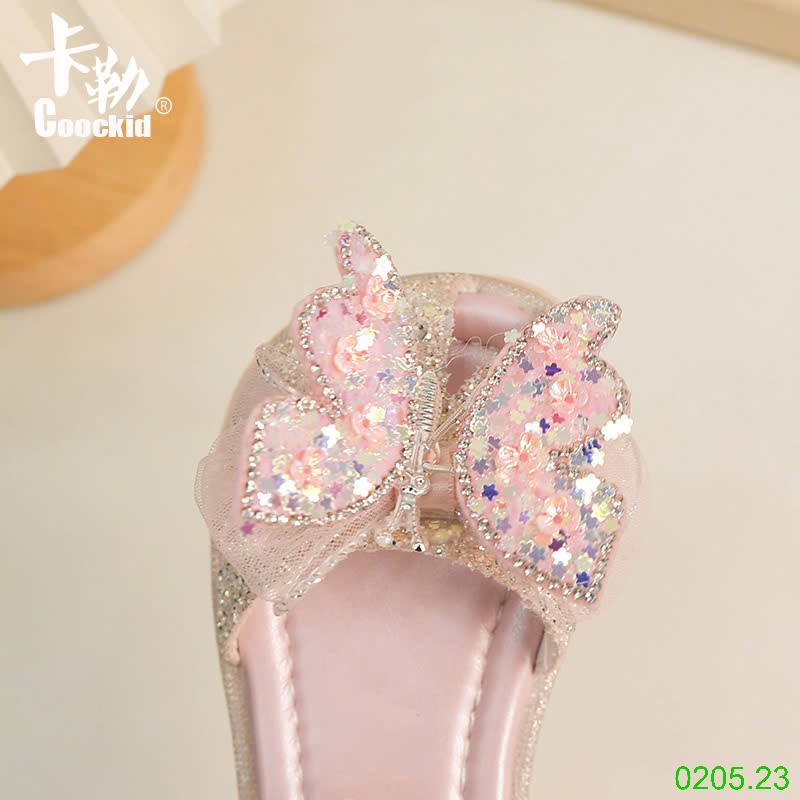 25HA0205.23 - SANDAL BÍT MŨI ĐÍNH ĐÁ CHO BÉ