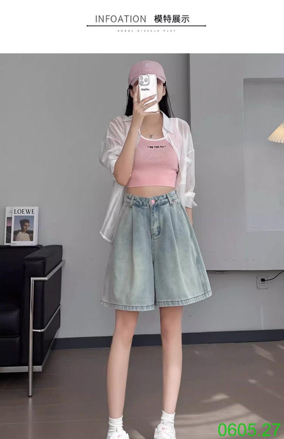 25HA0605.27 - QUẦN SHORT JEAN NỮ