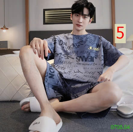 25HA0705.04 - BỘ NAM CỘC TAY MẶC NHÀ