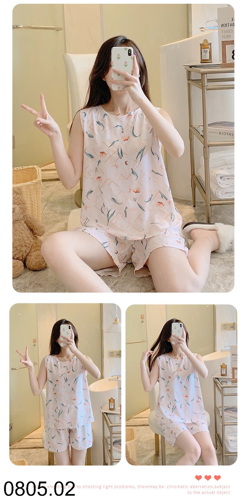 25HA0805.02 - BỘ SÁT NÁCH HỌA TIẾT CHO NỮ