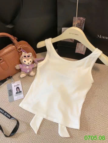 25HA0705.06 - SET 2 ÁO BRA HỞ LƯNG THẮT NƠ
