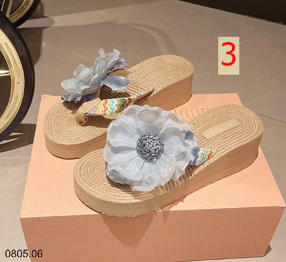 25HA0805.06 - DÉP CÓI HOA XỎ NGÓN ĐẾ XUỒNG