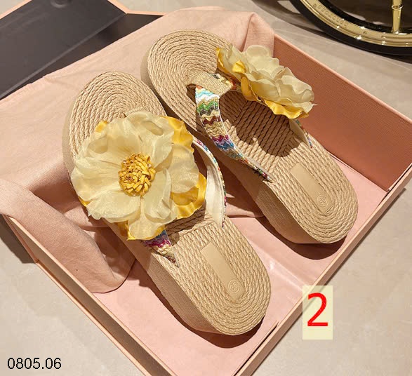 25HA0805.06 - DÉP CÓI HOA XỎ NGÓN ĐẾ XUỒNG