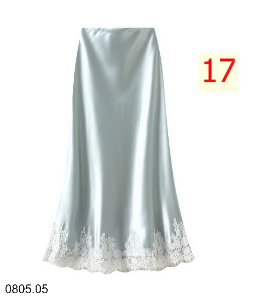 25HA0805.05 - CHÂN VÁY LỤA SATIN NHÀ ANGEL