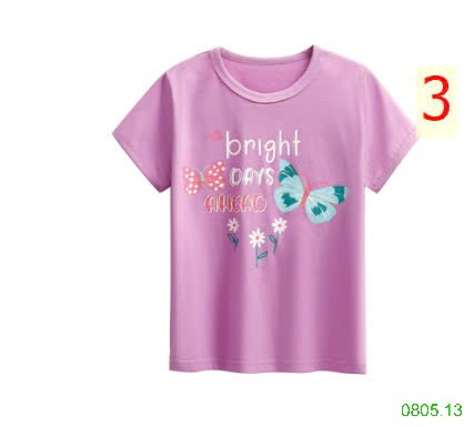 25HA0805.13 - SET 2 ÁO COTTON NỘI ĐỊA BÉ GÁI