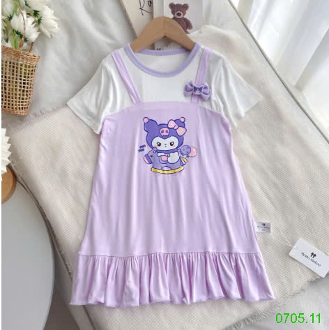 25HA0705.11 - VÁY XUÔNG VIỀN BÈO MOMO MOKOO BÉ GÁI