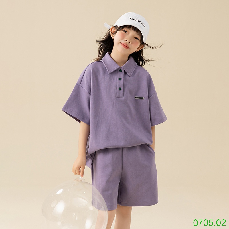 25HA0705.02 - BỘ POLO SIZE ĐẠI BÉ GÁI