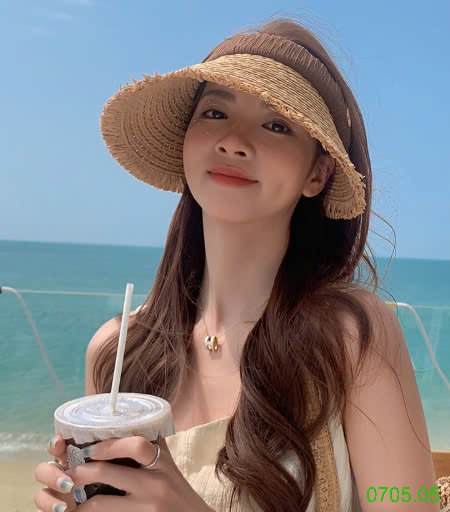 25HA0705.05 - MŨ CÓI NỬA ĐẦU CHỐNG NẮNG