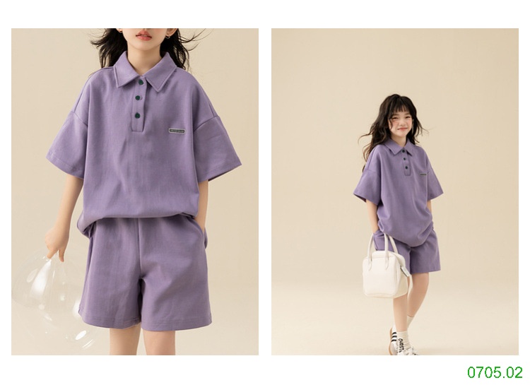 25HA0705.02 - BỘ POLO SIZE ĐẠI BÉ GÁI