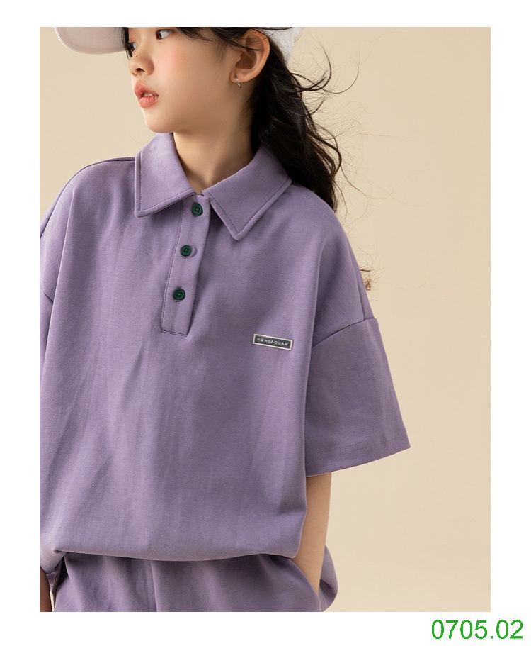 25HA0705.02 - BỘ POLO SIZE ĐẠI BÉ GÁI