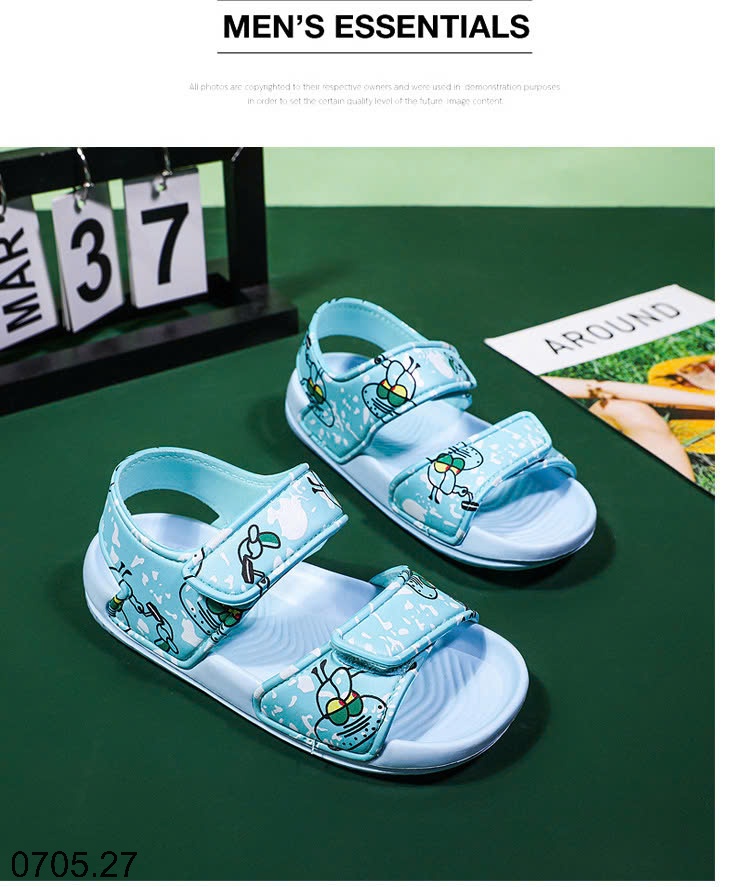 25HA0705.27 - SANDAL HOẠT HÌNH SIÊU NHẸ CHO BÉ