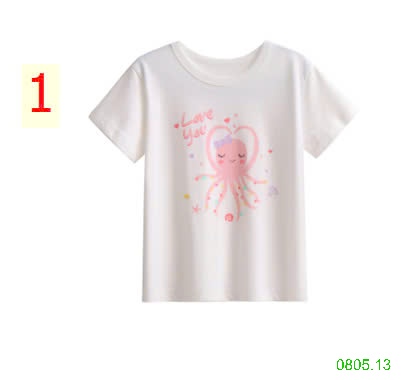 25HA0805.13 - SET 2 ÁO COTTON NỘI ĐỊA BÉ GÁI