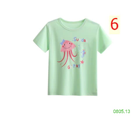 25HA0805.13 - SET 2 ÁO COTTON NỘI ĐỊA BÉ GÁI