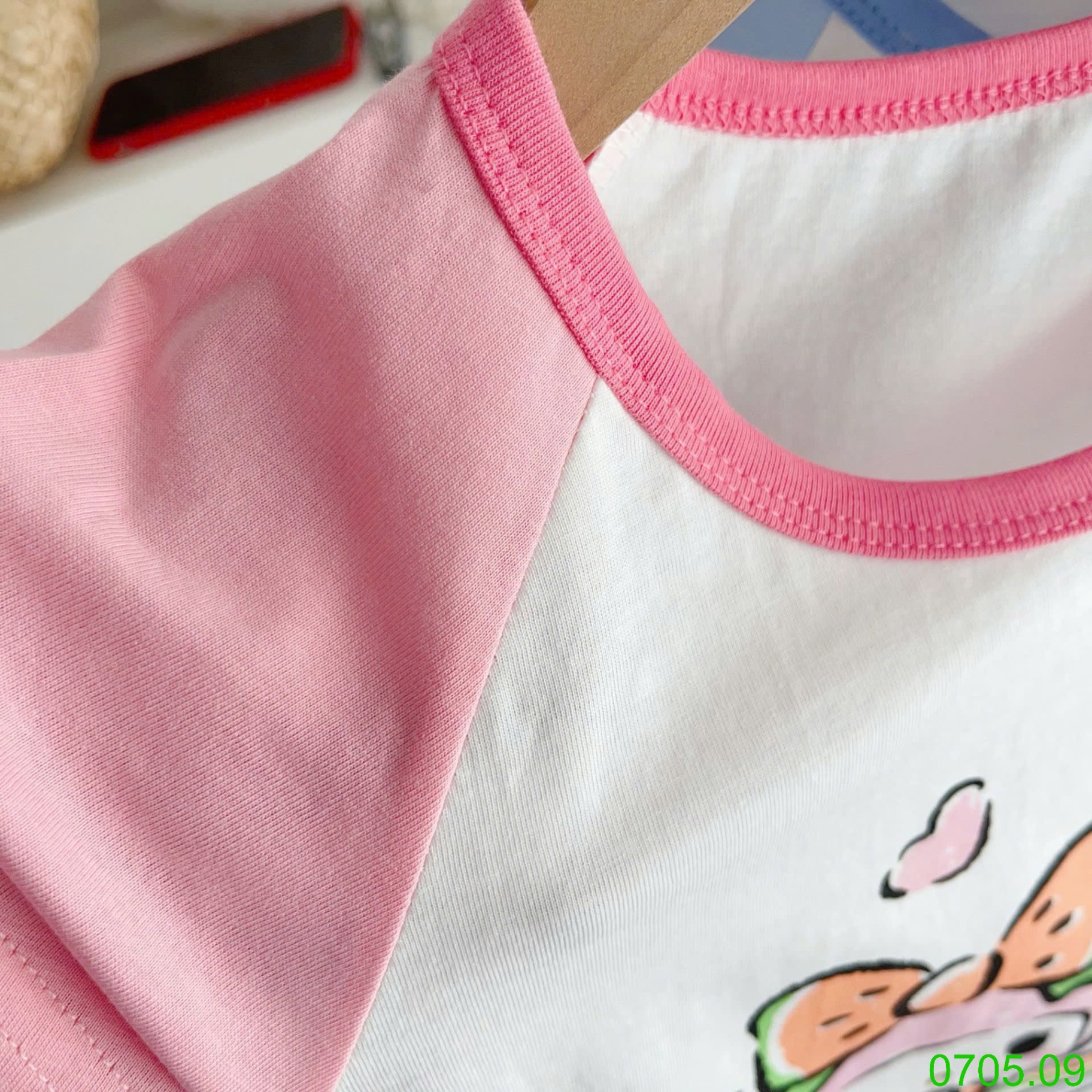 25HA0705.09 - BỘ COTTON HOẠT HÌNH BÉ TRAI BÉ GÁI