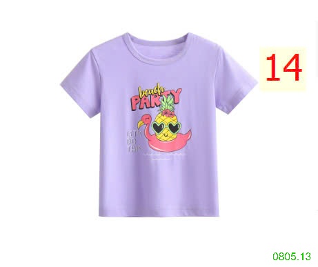 25HA0805.13 - SET 2 ÁO COTTON NỘI ĐỊA BÉ GÁI