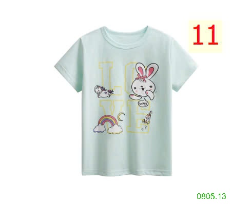 25HA0805.13 - SET 2 ÁO COTTON NỘI ĐỊA BÉ GÁI
