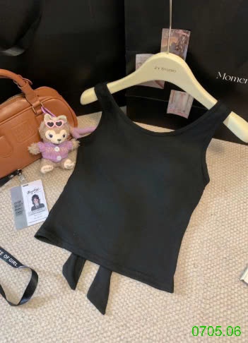 25HA0705.06 - SET 2 ÁO BRA HỞ LƯNG THẮT NƠ