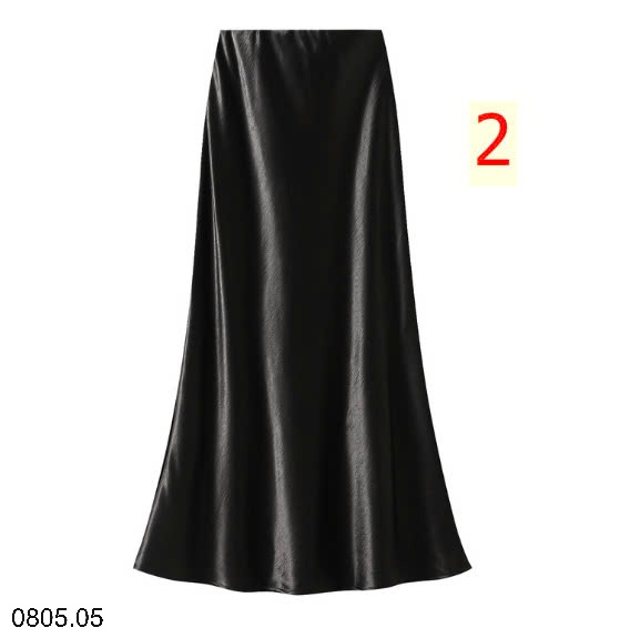 25HA0805.05 - CHÂN VÁY LỤA SATIN NHÀ ANGEL