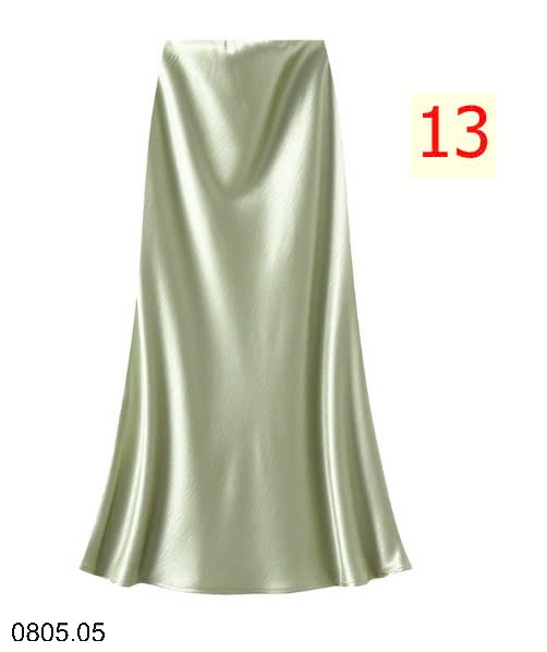 25HA0805.05 - CHÂN VÁY LỤA SATIN NHÀ ANGEL