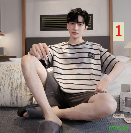 25HA0705.04 - BỘ NAM CỘC TAY MẶC NHÀ