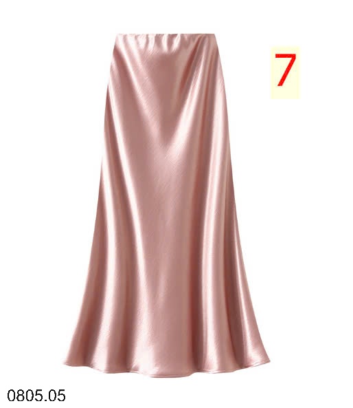 25HA0805.05 - CHÂN VÁY LỤA SATIN NHÀ ANGEL