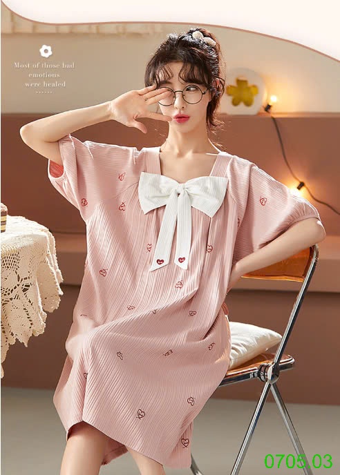 25HA0705.03 - VÁY NGỦ BÁNH BÈO DỄ THƯƠNG