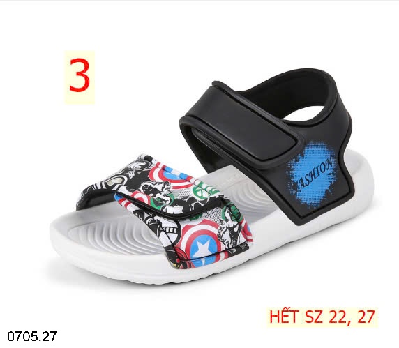 25HA0705.27 - SANDAL HOẠT HÌNH SIÊU NHẸ CHO BÉ
