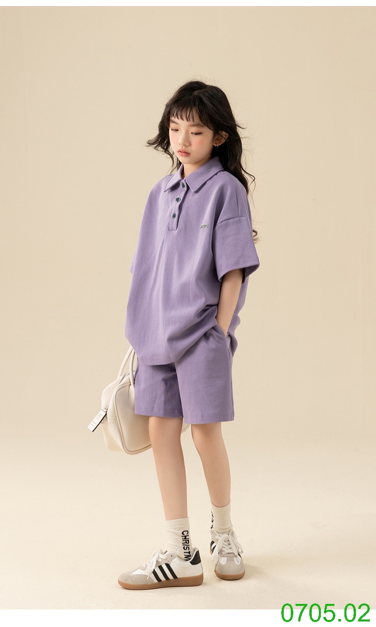25HA0705.02 - BỘ POLO SIZE ĐẠI BÉ GÁI