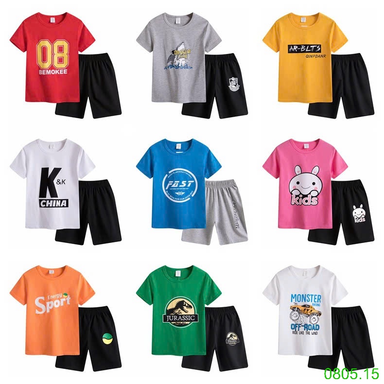 25HA0805.15 - BỘ MẶC NHÀ COTTON CHO BÉ SIZE ĐẠI