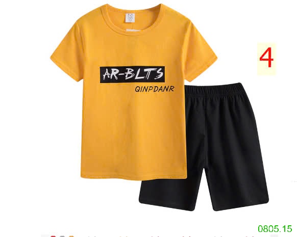 25HA0805.15 - BỘ MẶC NHÀ COTTON CHO BÉ SIZE ĐẠI