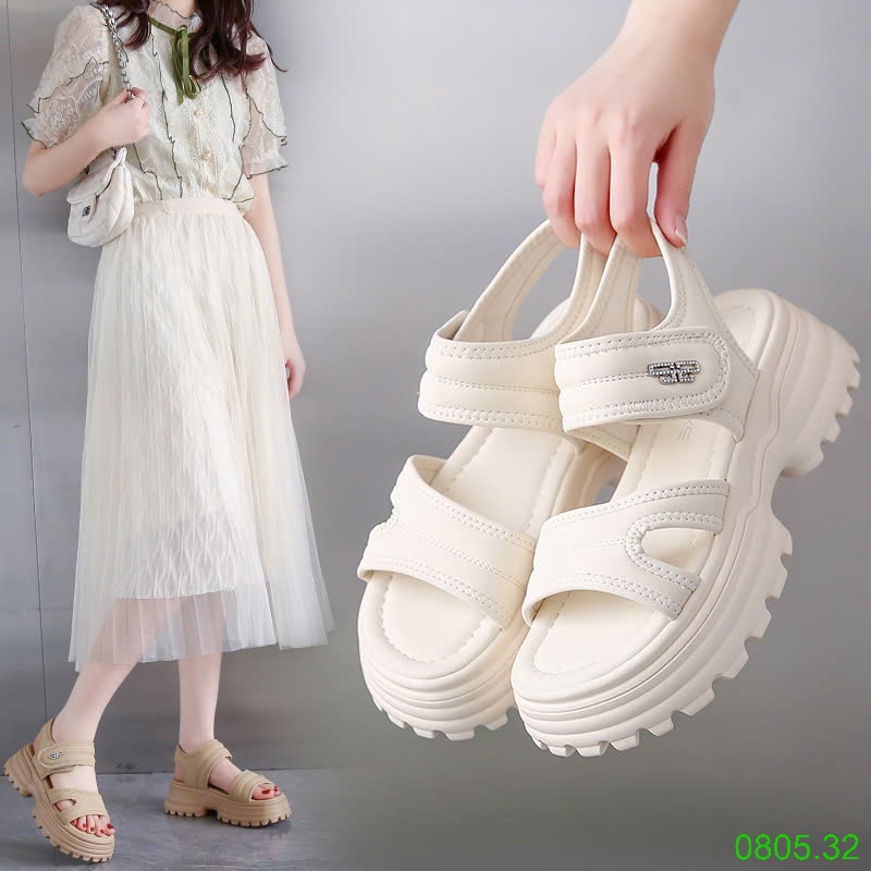 25HA0805.32 - SANDAL NỮ ĐẾ CAO