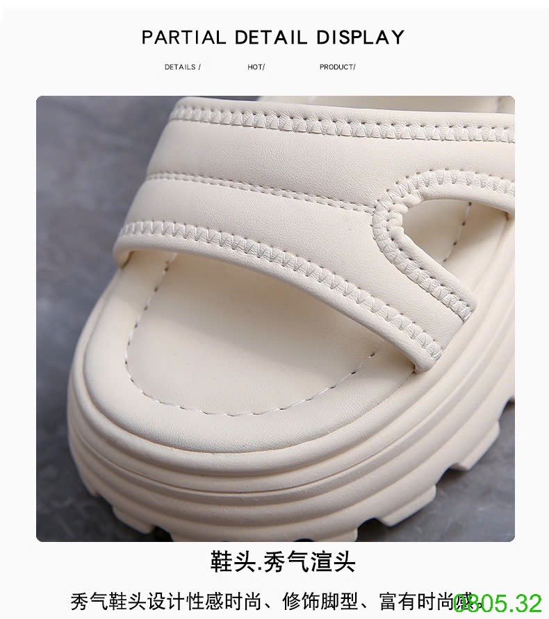 25HA0805.32 - SANDAL NỮ ĐẾ CAO