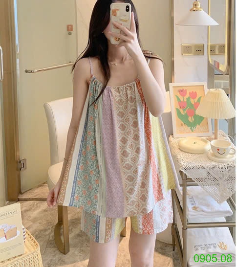 25HA0905.08 - BỘ LANH LỤA 2 DÂY CHO NỮ
