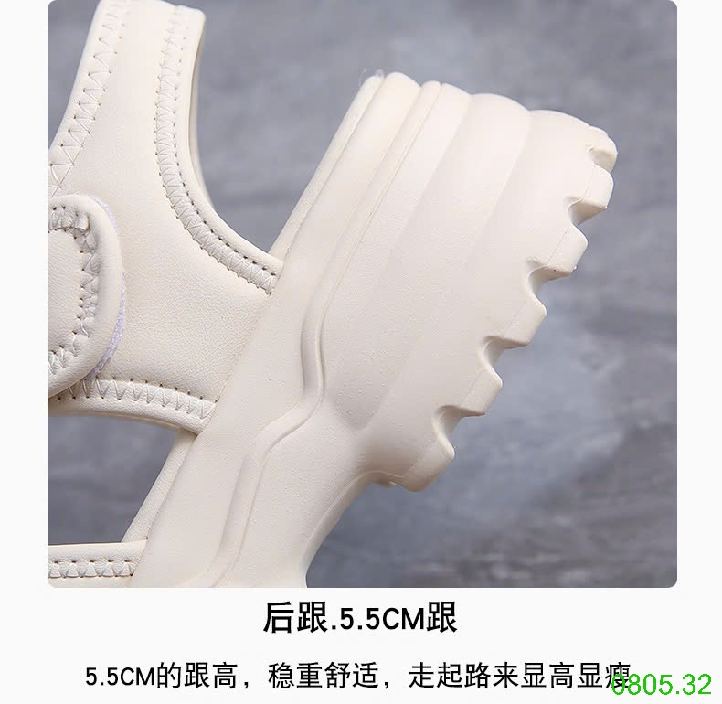 25HA0805.32 - SANDAL NỮ ĐẾ CAO
